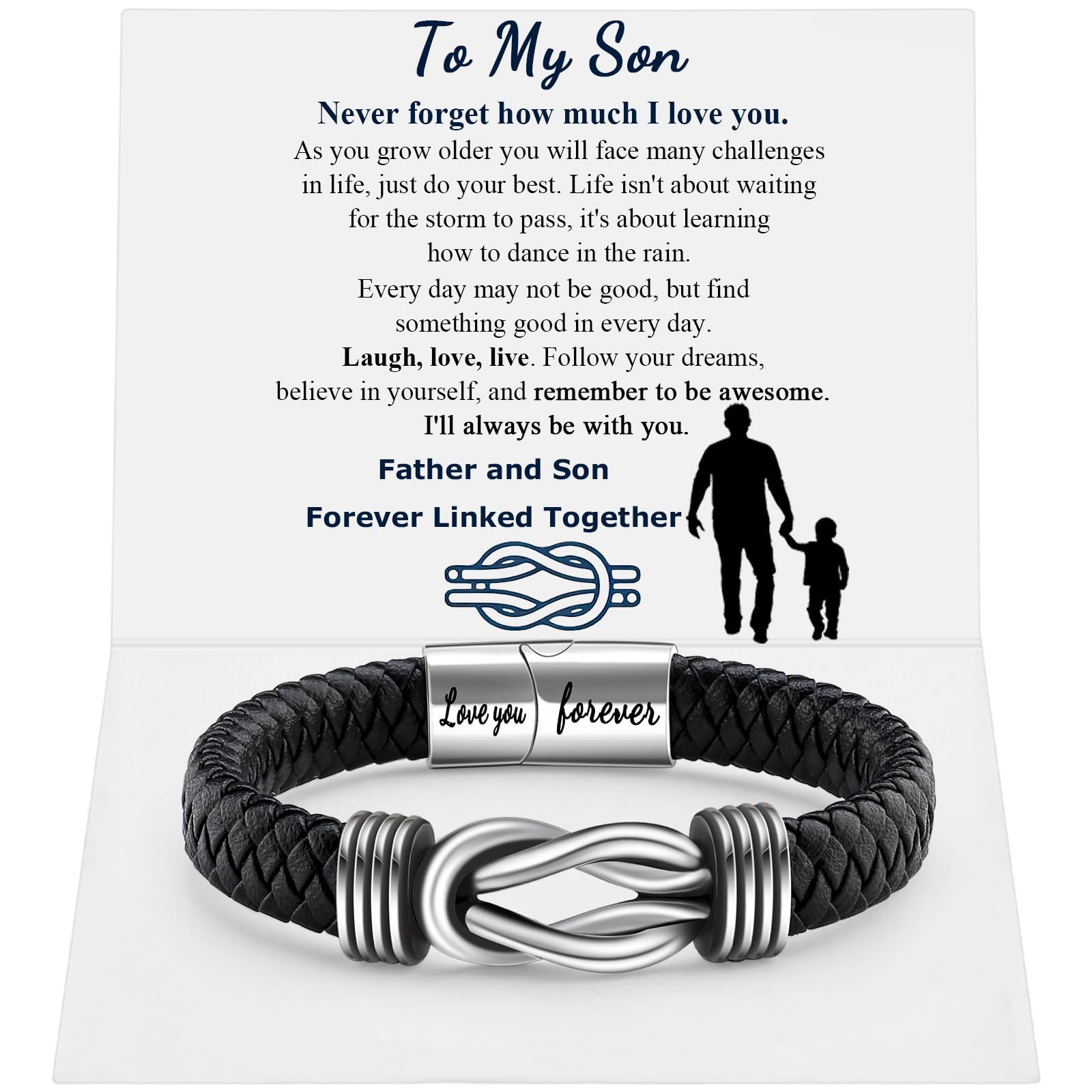 ❤️ For My Family – Infinite Love Bracelet Set | A Bond That Never Ends