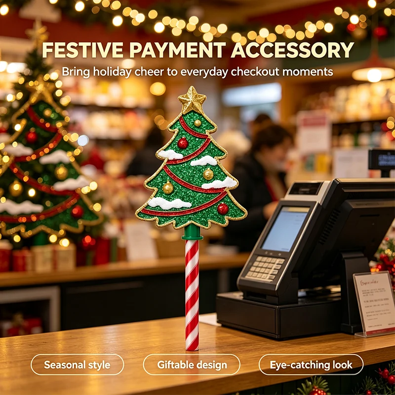 🎄Christmas Tap‑To‑Pay Wand-A fun way to make every holiday checkout feel magical✨