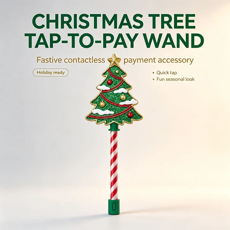 🎄Christmas Tap‑To‑Pay Wand-A fun way to make every holiday checkout feel magical✨