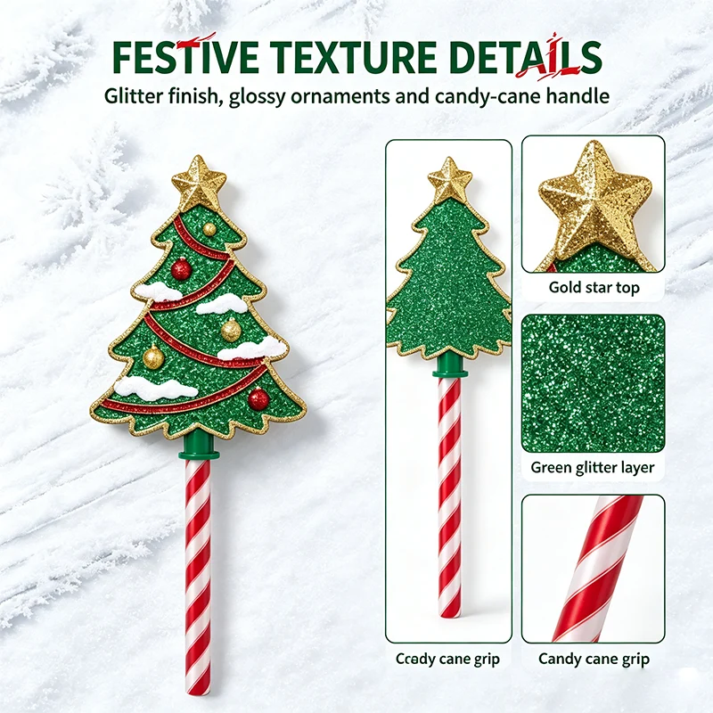 🎄Christmas Tap‑To‑Pay Wand-A fun way to make every holiday checkout feel magical✨