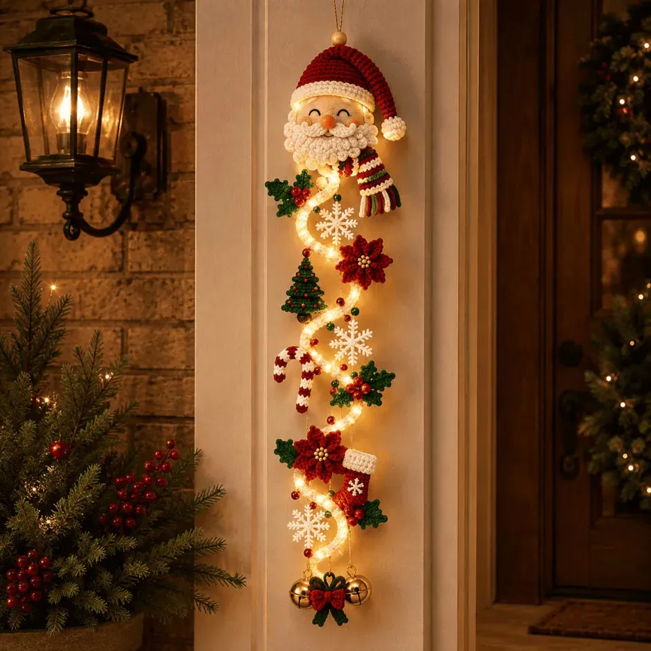 🎄 49% OFF TODAY – MerryCascade™ Glowing Christmas Door Hanger | 6 Festive Lighted Designs ✨