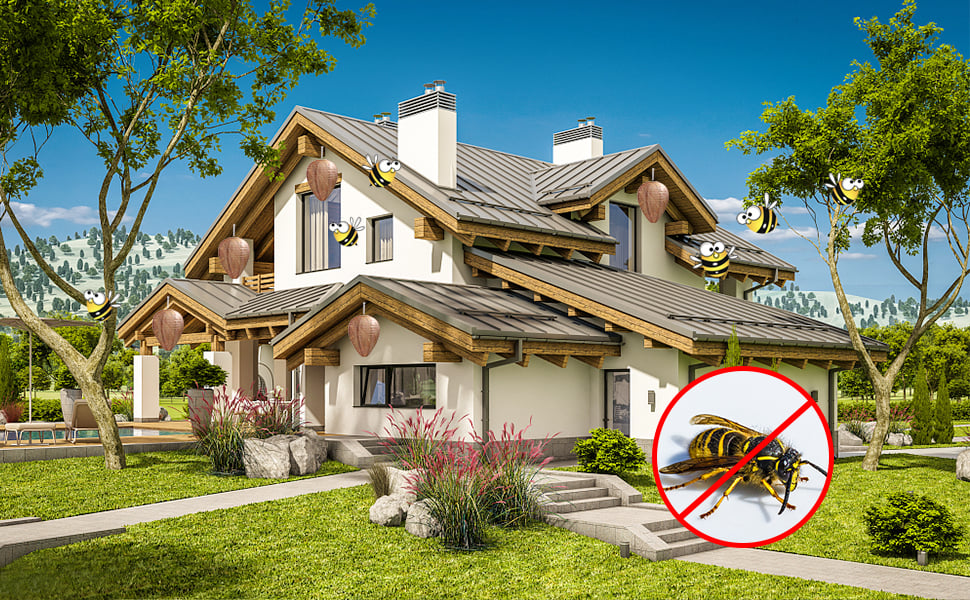 4 Pack Wasp Nest Decoy