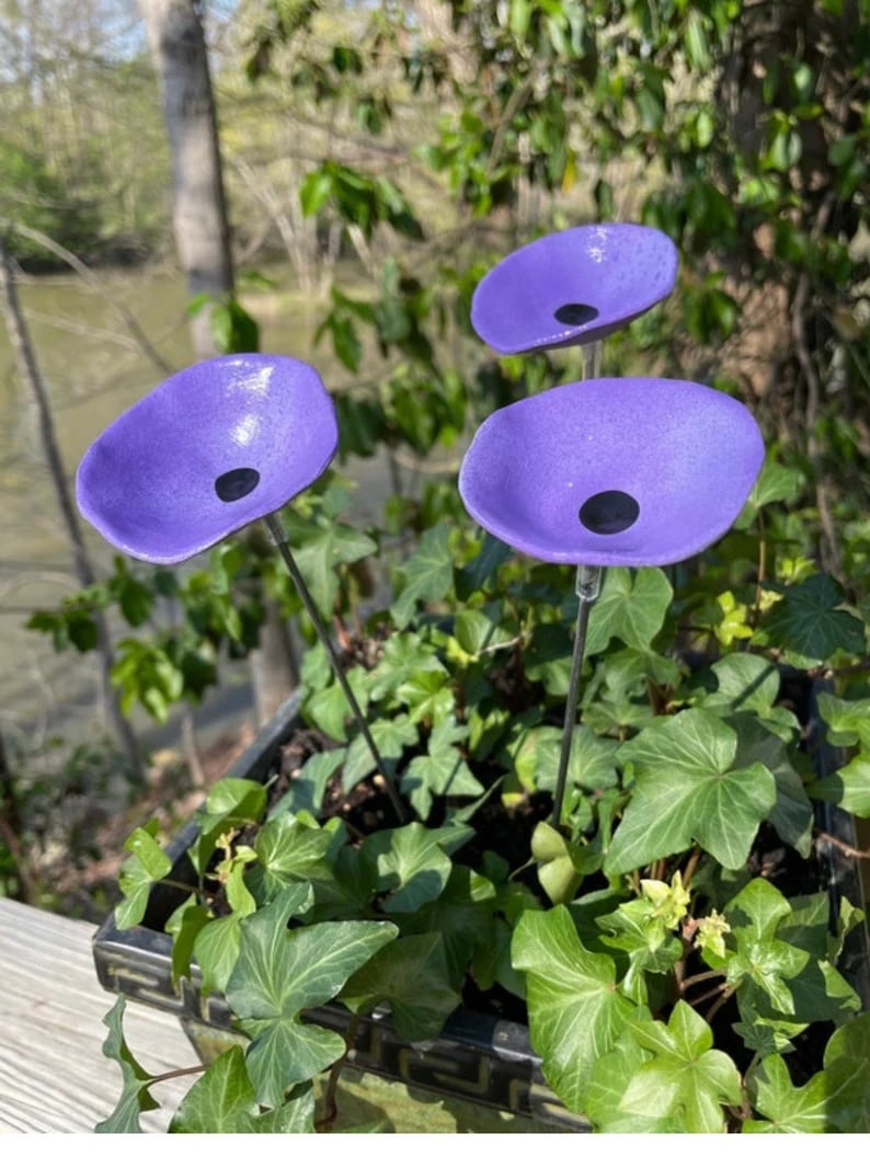 🎖️July 4th Flash Sale: 50% OFF -Handmade Poppy Flower Cups for pollinators