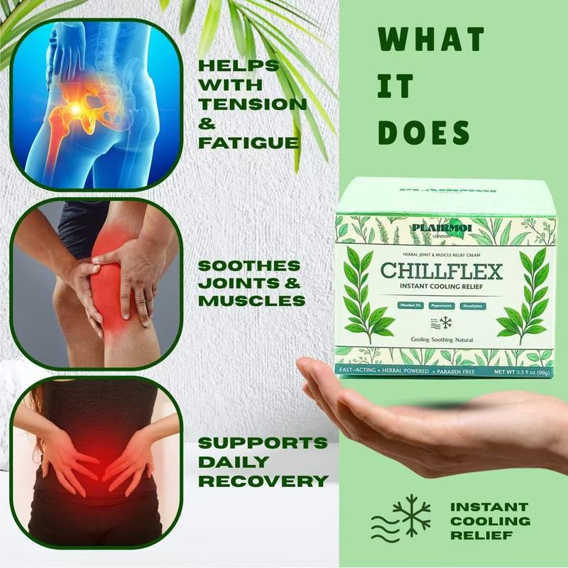 CHILLFLEX 3% Menthol Pain Relief Gel 100g