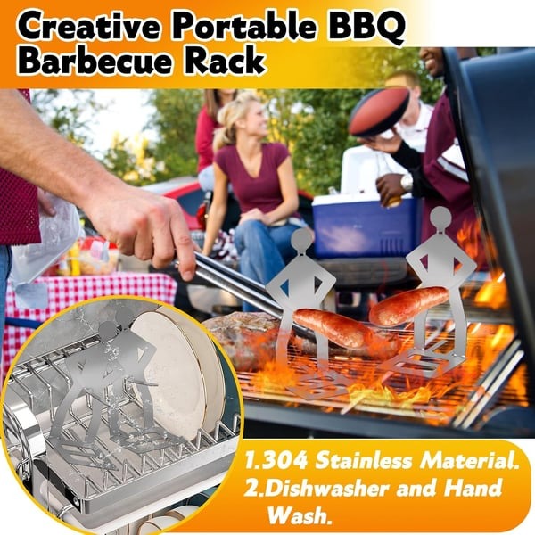 🔥Summer Hot Sale 49% OFF❤️‍🔥2Pack Funny BBQ Sausage Holder🎁Buy 2 Set Free Shipping