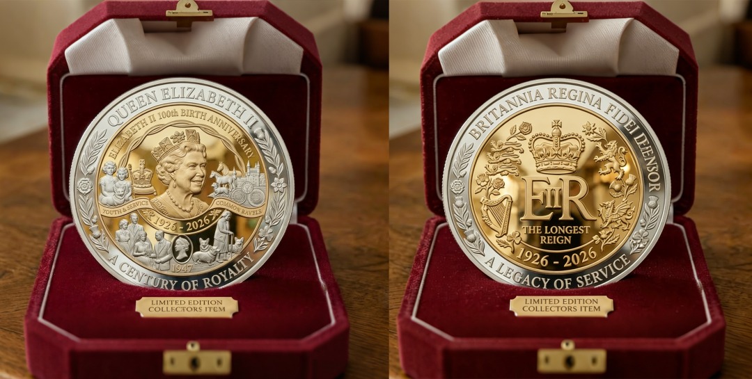 🎉Last Day 49% OFF -Queen Elizabeth II 100th Anniversary Commemorative Coin（1926-2026）
