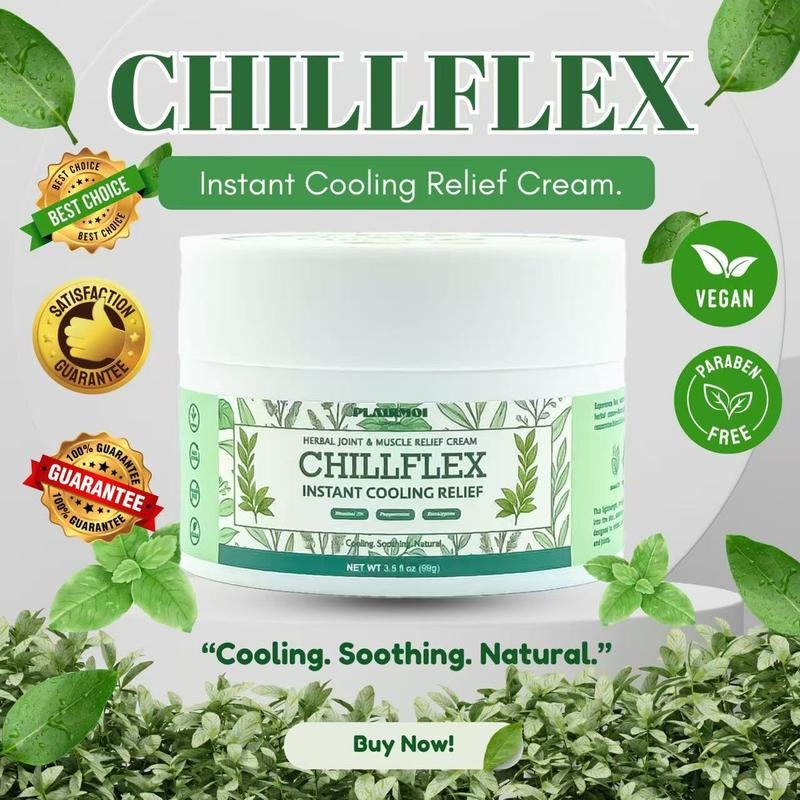 CHILLFLEX 3% Menthol Pain Relief Gel 100g