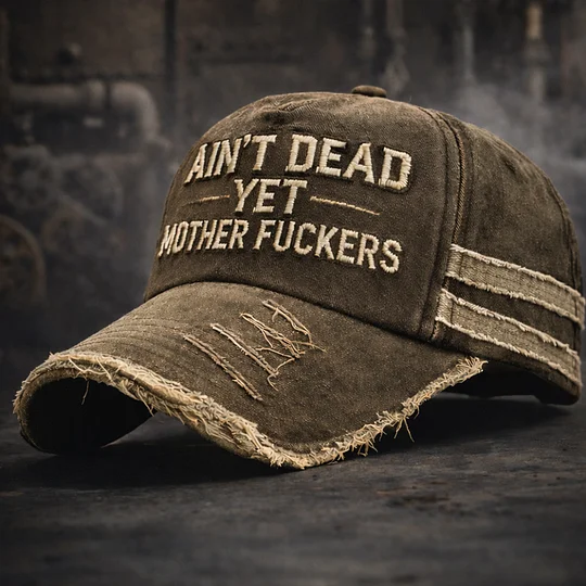 Ain't Dead Yet Vintage Trucker Cap-Buy 2 Free shipping