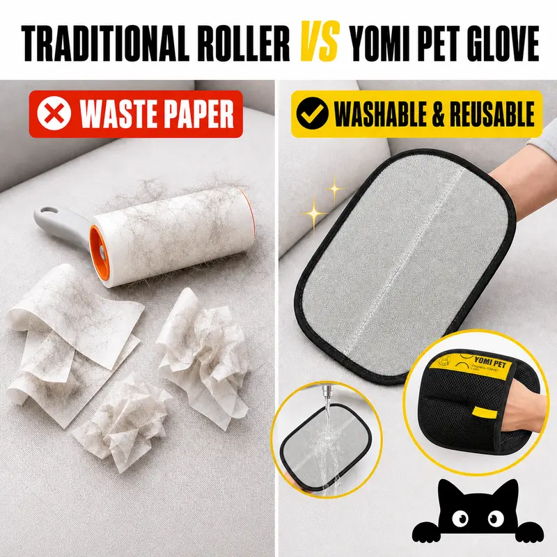 🐾 Pet Hair Remover Glove – Static Hair Removal Grooming Tool for Cats & Dogs | 🎁 Multi-Buy Deals + 🚚 FREE Shipping