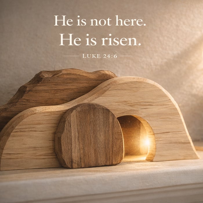 🔥Last Day 49% OFF - The Wooden Resurrection Cross & Empty Tomb 