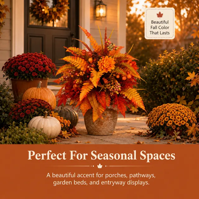 💥Hot Sale 50% Off 🍂 Autumn Harvest Floral Garden Stake Arrangement