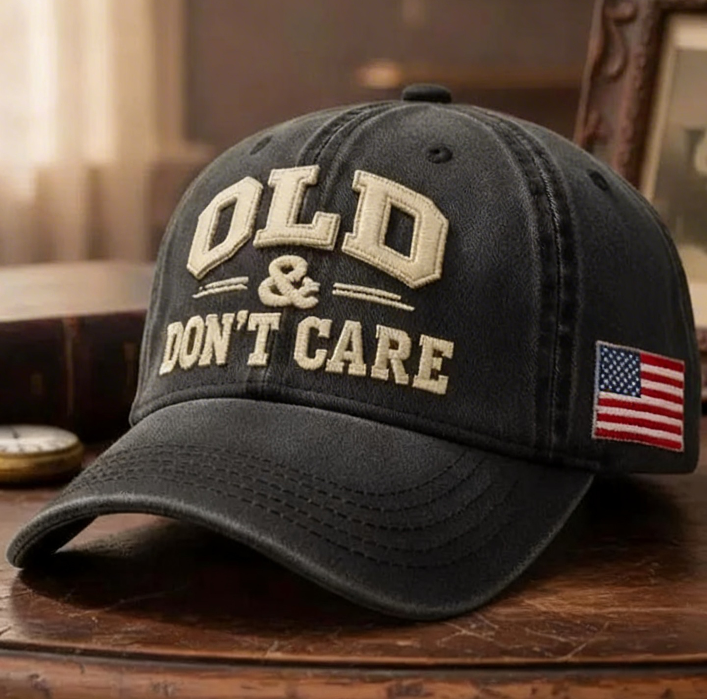 🧢2026 Hot Sale 49% OFF 🔥Vintage Distressed"OLD & DON’T CARE"Cap-Buy 2Free shipping
