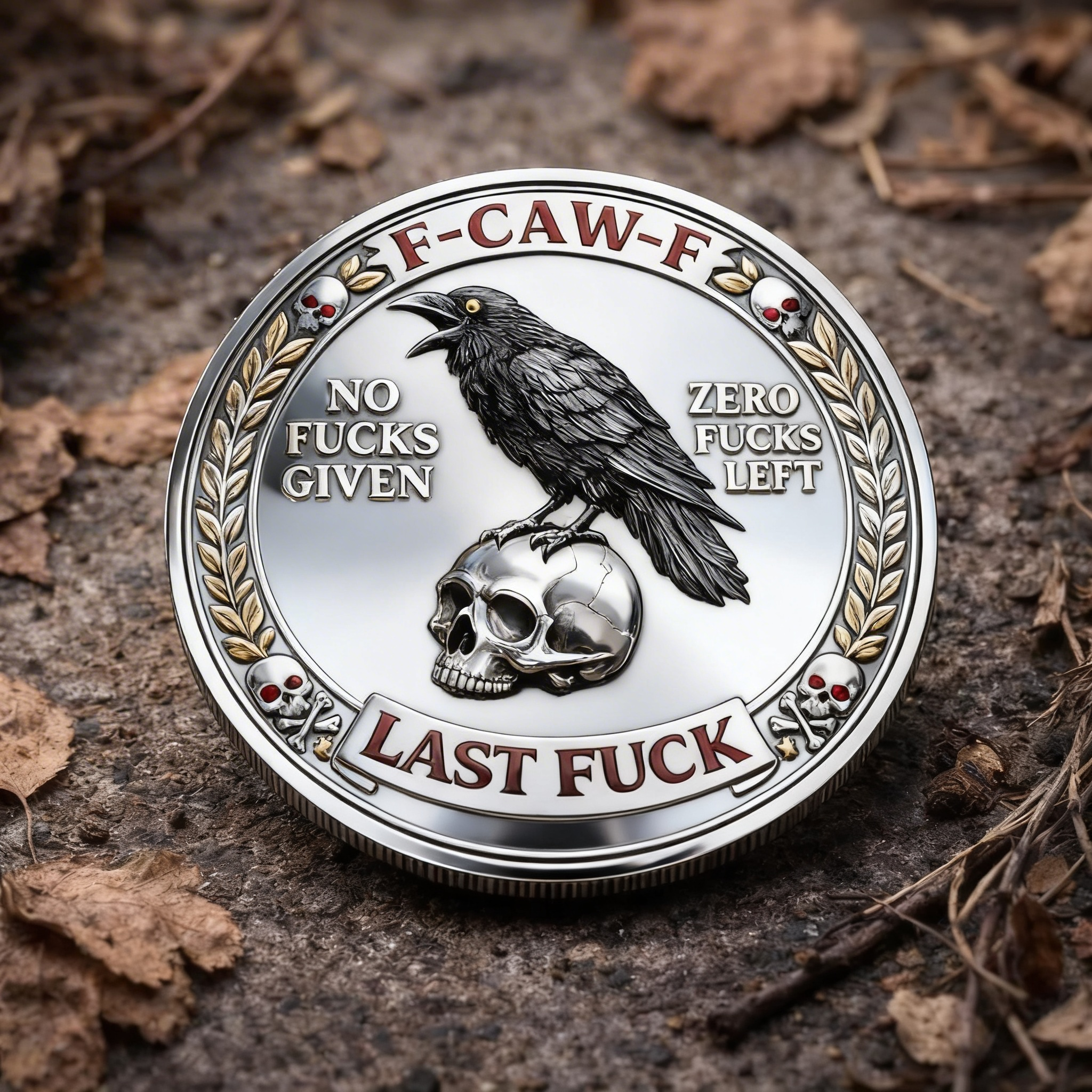 The "Zero Fucks Given" Challenge Coin