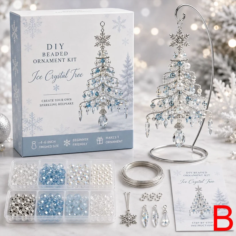 🎅 2026 Christmas Gift 50% Off and free shipping！！🔥🔥--DIY Christmas Tree Beaded Ornament Kit