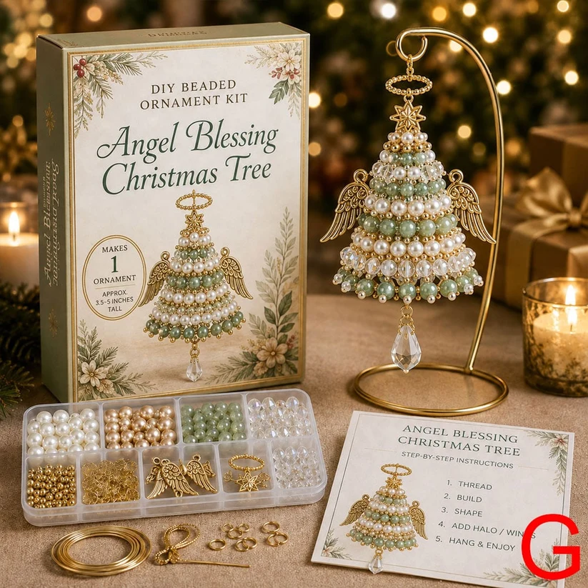 🎅 2026 Christmas Gift 50% Off and free shipping！！🔥🔥--DIY Christmas Tree Beaded Ornament Kit