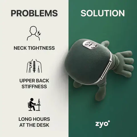 👉 🔥 Hand-Shaped Heated Neck & Shoulder Massager – Soothing Relaxation