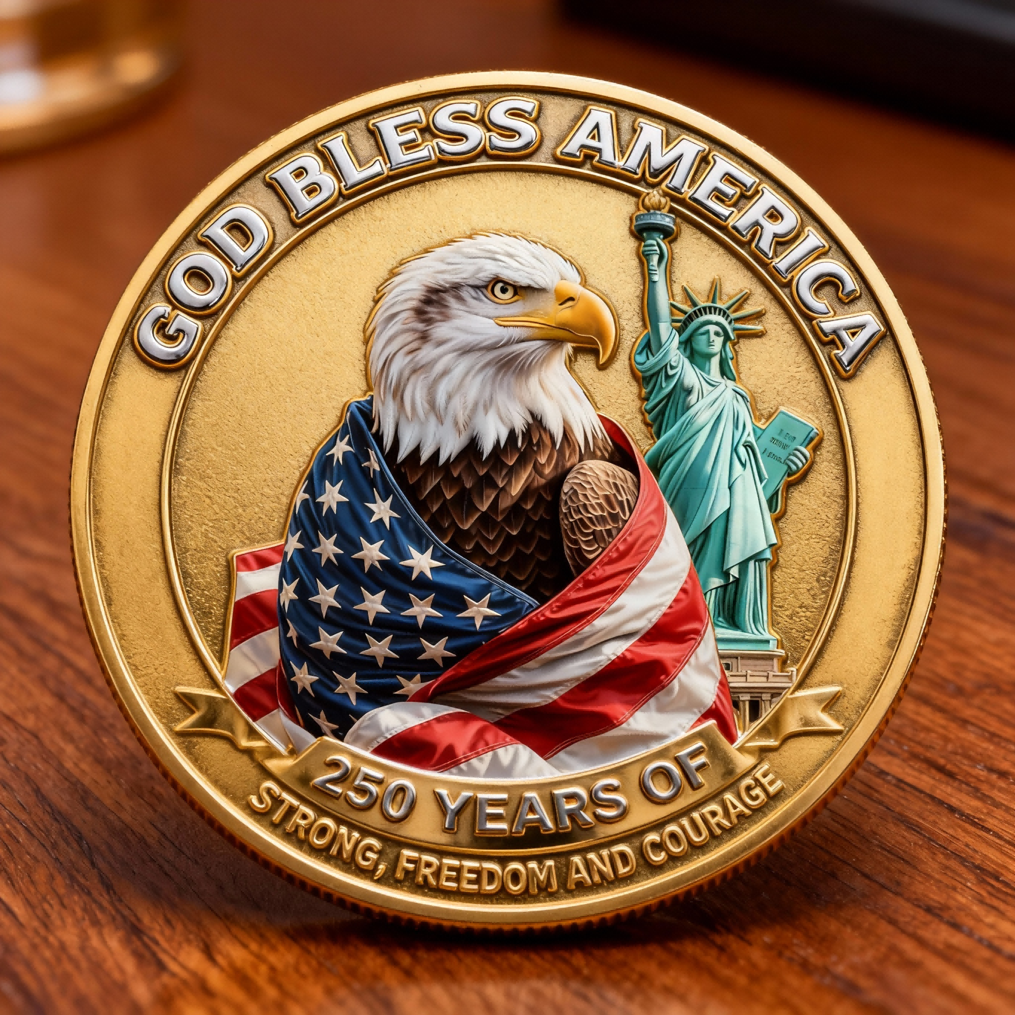 🏆Flash Sale 60% OFF - “250 Years of Freedom” Commemorative Coin 🦅🇺🇸