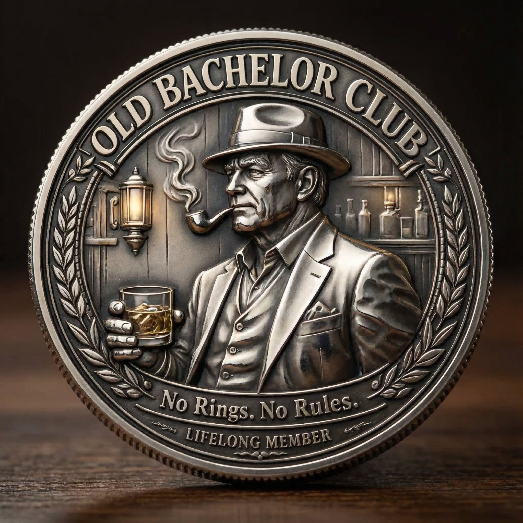 🍺Still Free – Old Bachelor Club Coin