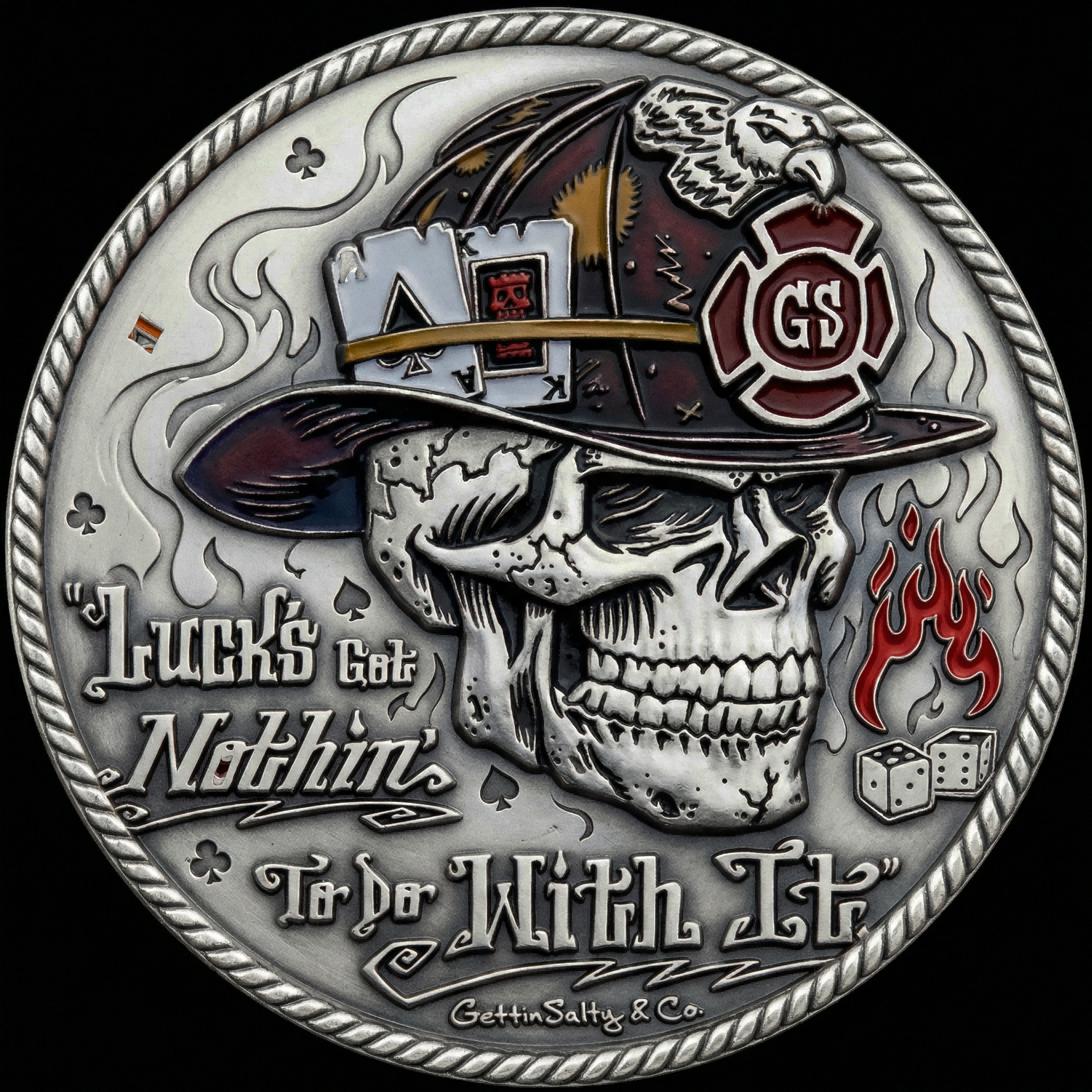 🏆NEW YEAR 60% OFF - 🧯First In, Last Out Firefighter Brotherhood Commemorative Coin