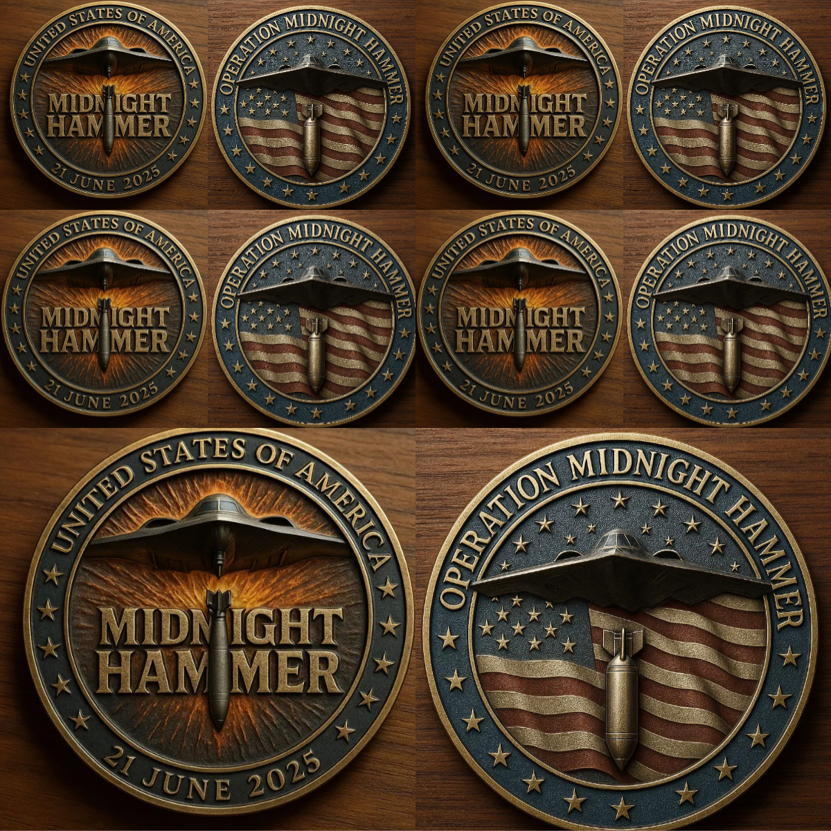🏆Flash Sale 60% OFF - 🛩️🎖️U.S. AIR FORCE B-2 SPIRIT (Stealth Bomber) Challenge Coins