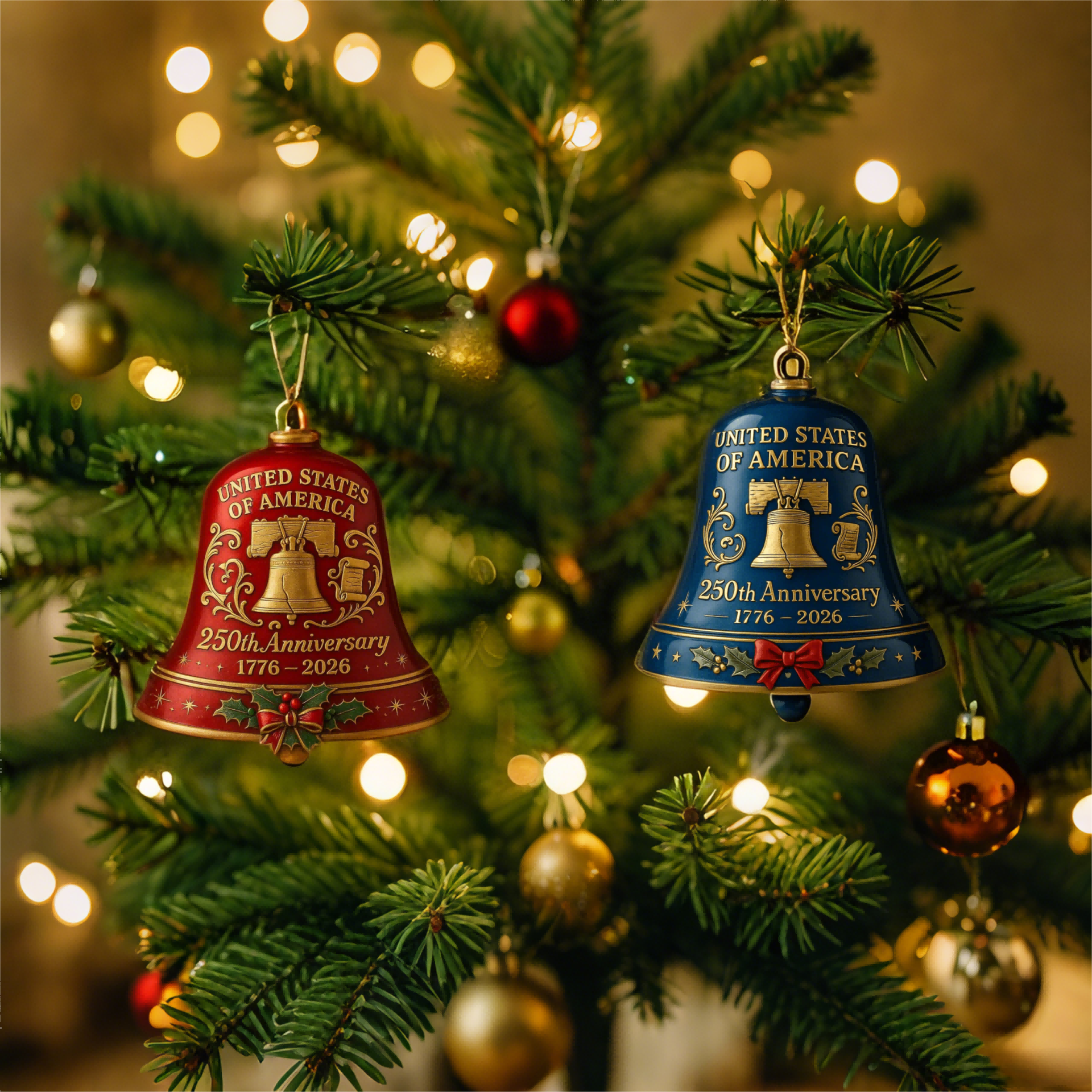 🔥Last Day: 50% OFF🔔United States 250th Anniversary Bell Ornament