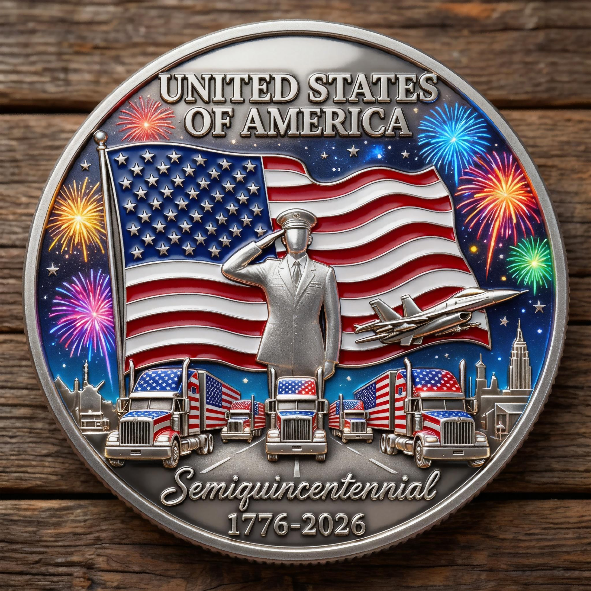 🏆Flash Sale 60% OFF - United We Stand Commemorative Coin - Smooth Version