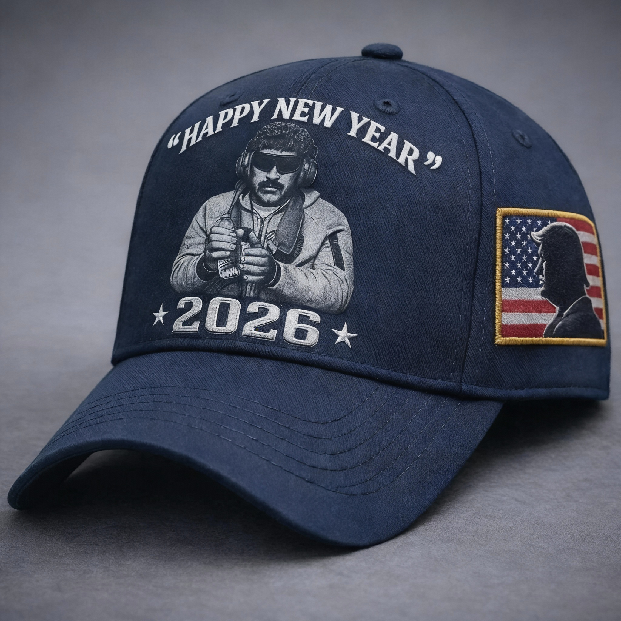 🏆Flash Sale 60% OFF - 🎩“Happy New Year – 2026” Satirical Commemorative Cap 🗞️