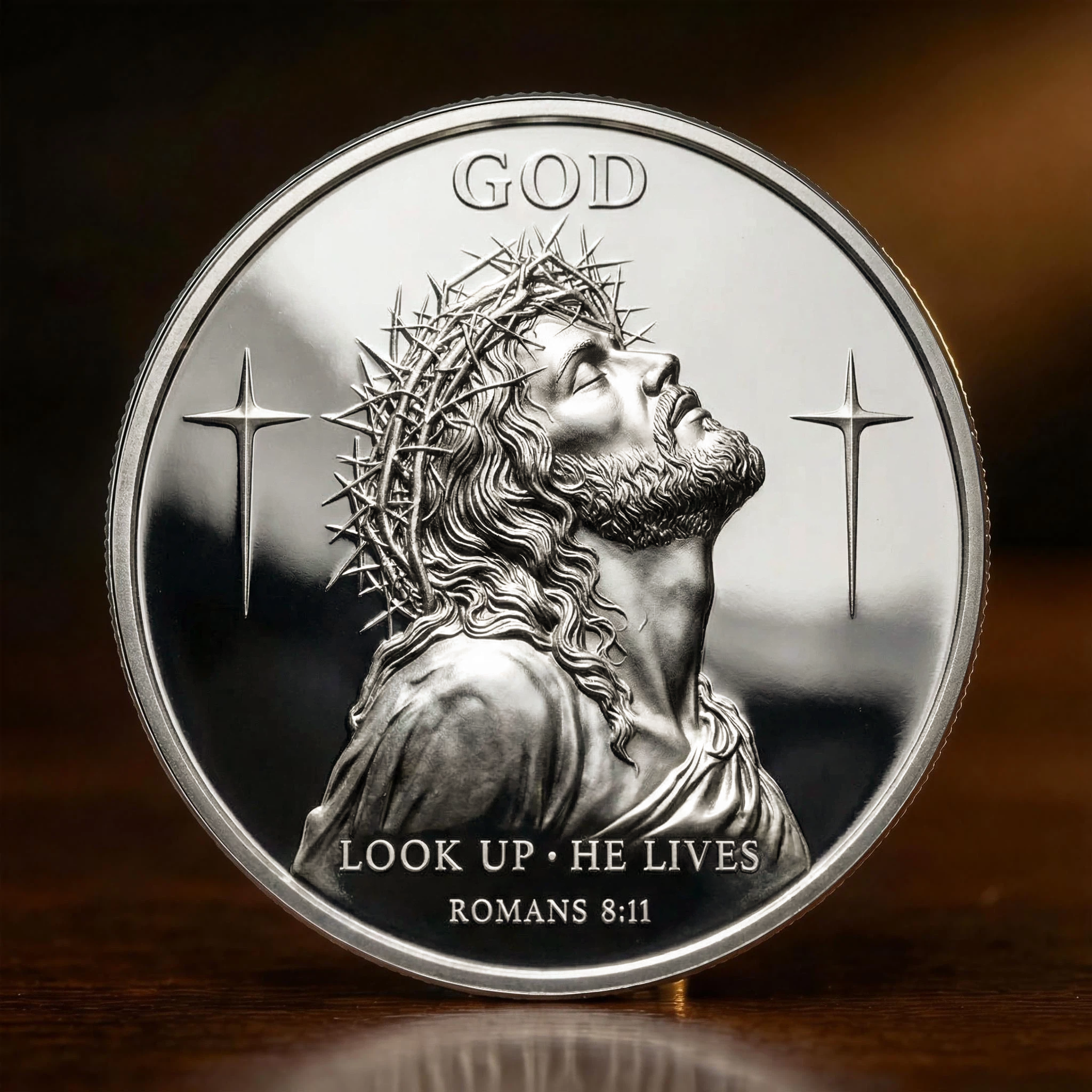 🏆NEW YEAR 60% OFF - ✝️ King of Kings – Redeemed by His Blood Commemorative Coin