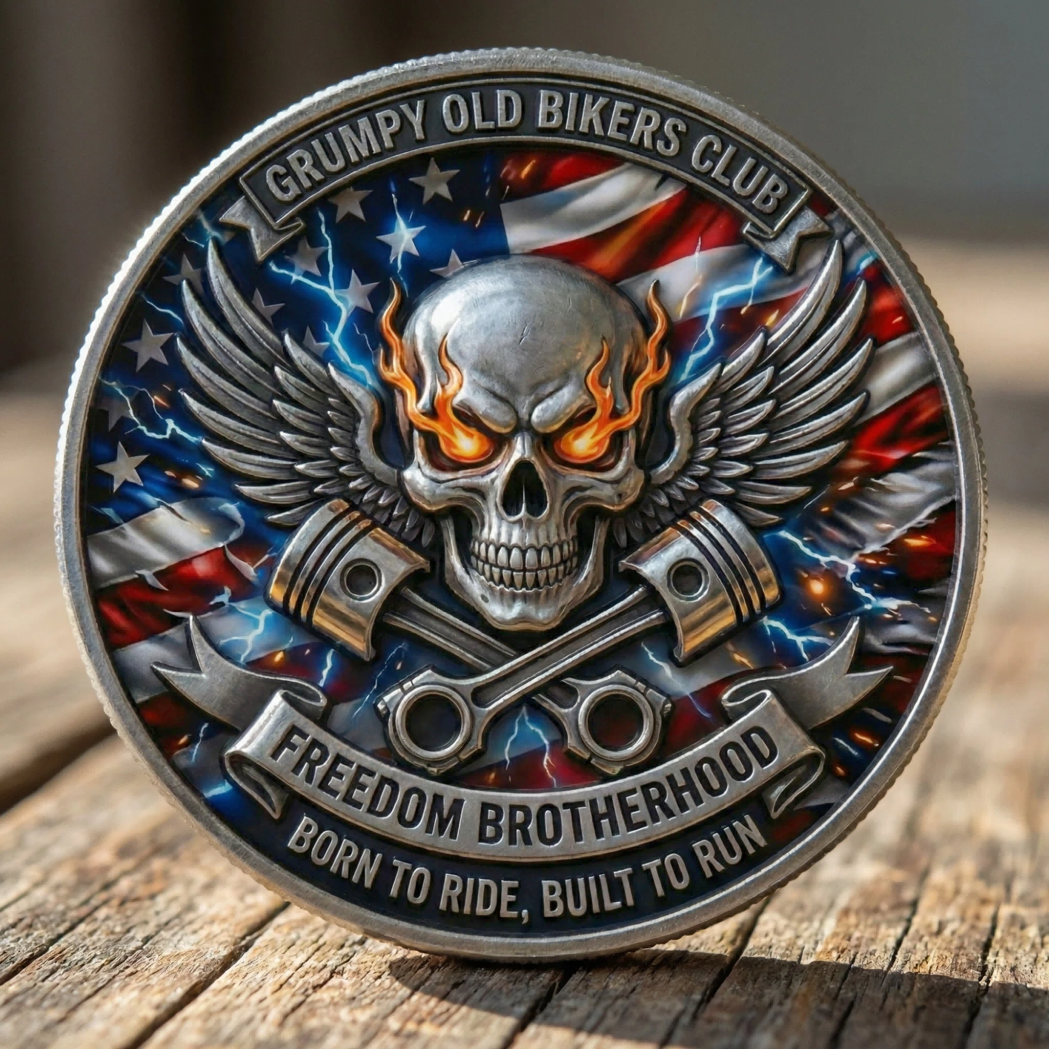 🏆NEW YEAR 60% OFF - Iron Brotherhood Biker Coin 🏍️🔥