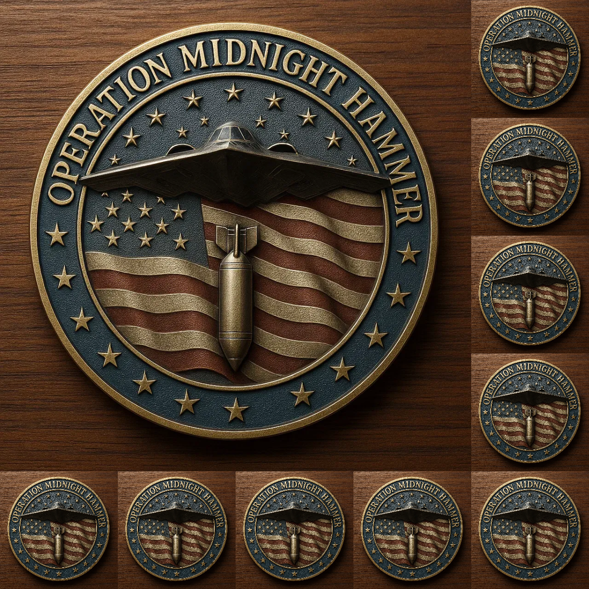 🏆Flash Sale 60% OFF - 🗽🎖️U.S. AIR FORCE B-2 SPIRIT (Stealth Bomber) Challenge Coin🛩️