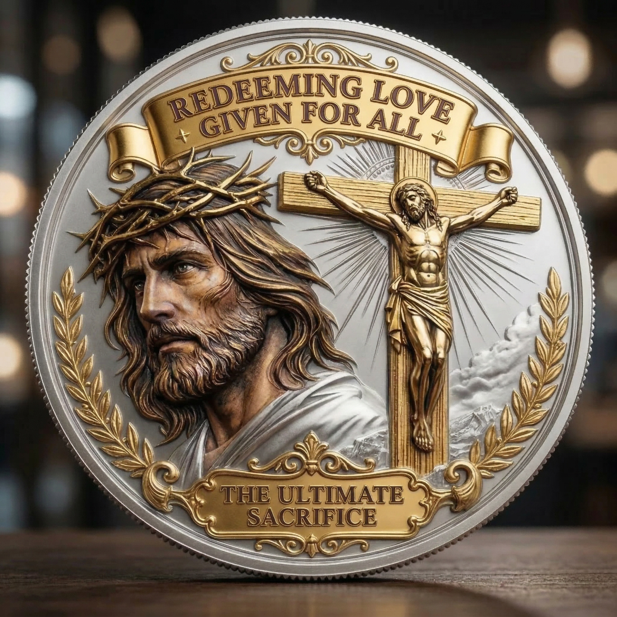 🏆Last Day 60% OFF - Redeeming Love Christian Commemorative Coin ✝️🪙✨