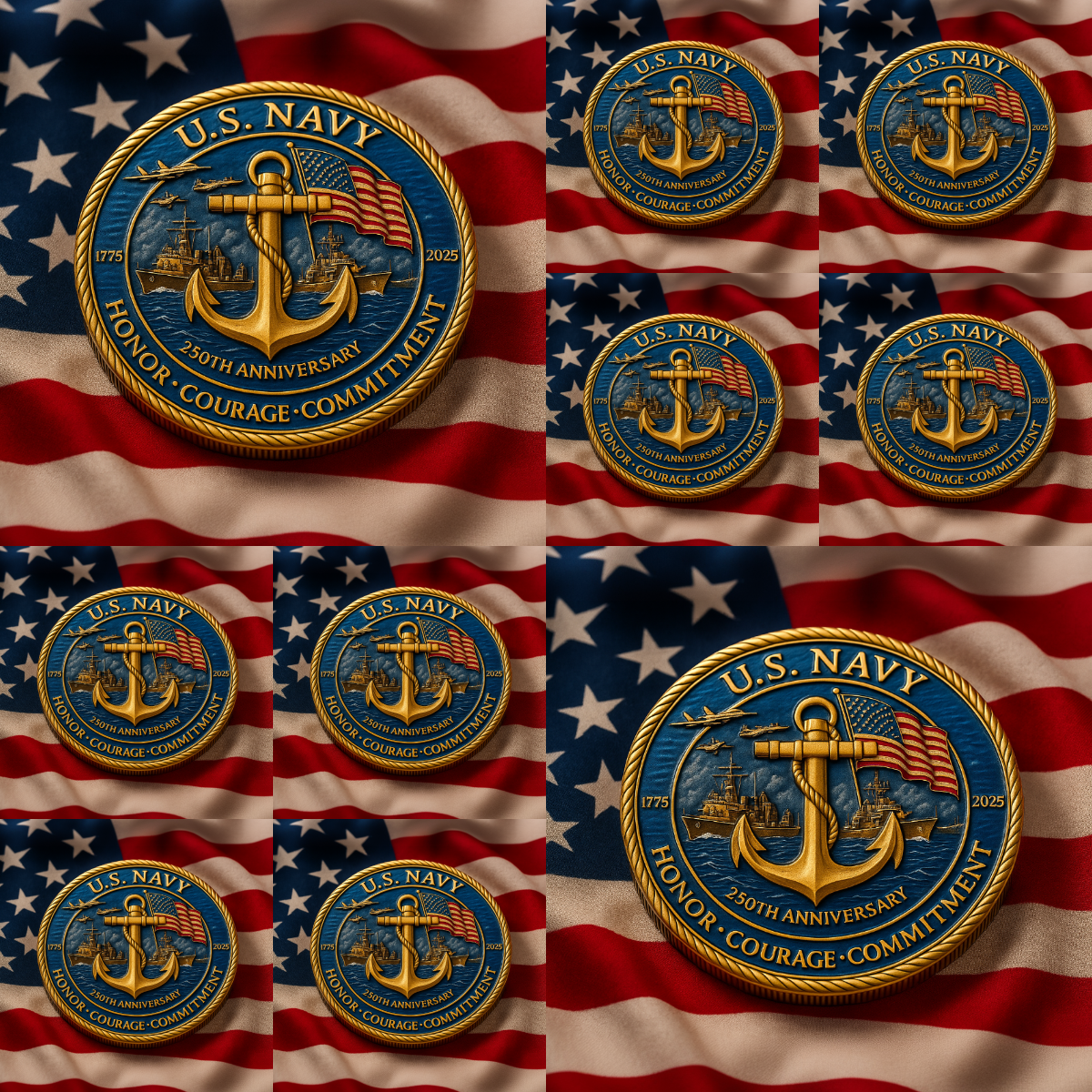 🏆Flash Sale 60% OFF - ⚓250th Anniversary U.S. NAVY Commemorative Coins