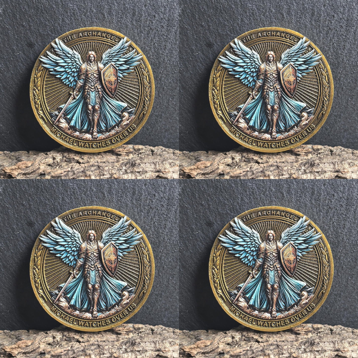 🏆Flash Sale 60% OFF - 🙏The Archangel Michael Watches Over Us Challenge Coin