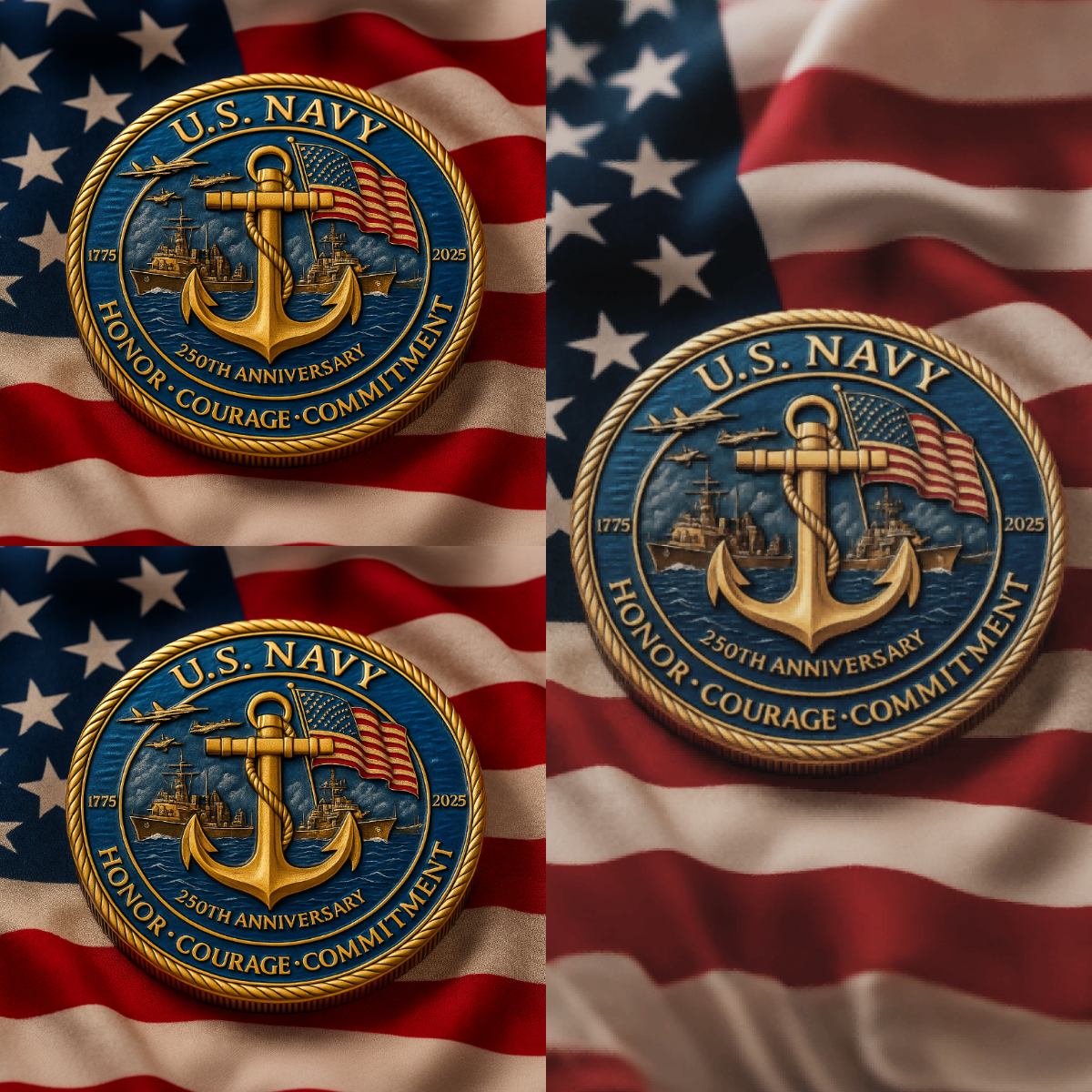 🏆Flash Sale 60% OFF - ⚓250th Anniversary U.S. NAVY Commemorative Coins