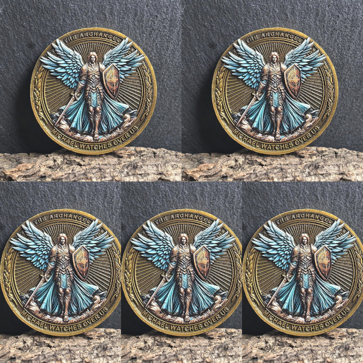 🏆Flash Sale 60% OFF - 🙏The Archangel Michael Watches Over Us Challenge Coin
