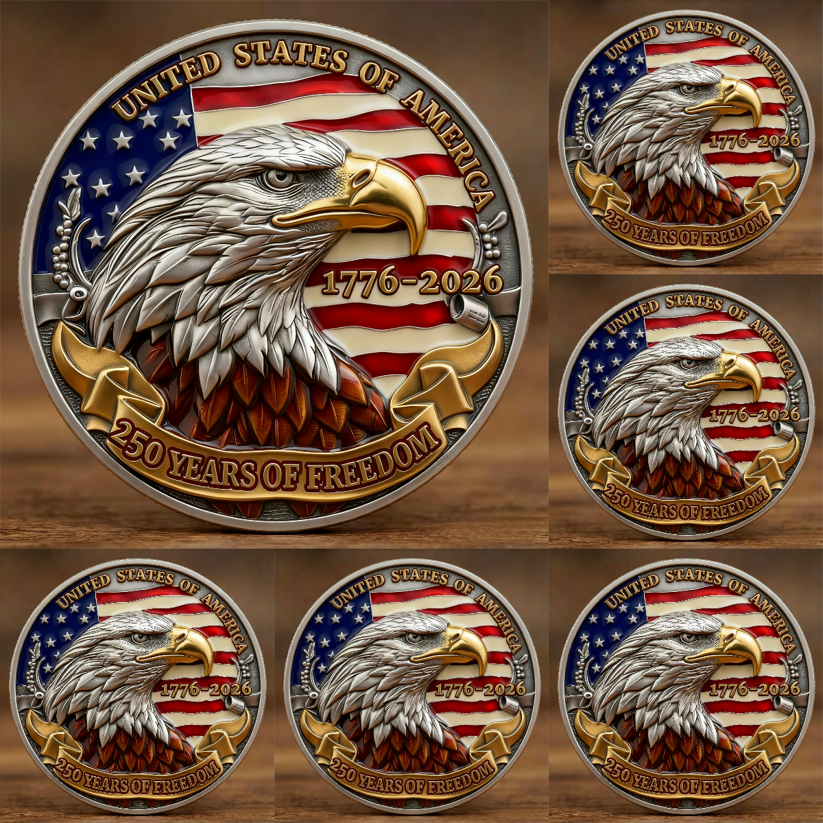🏆Flash Sale 60% OFF - 🇺🇸 250 Years of Freedom – United States Commemorative Coin (1776–2026)
