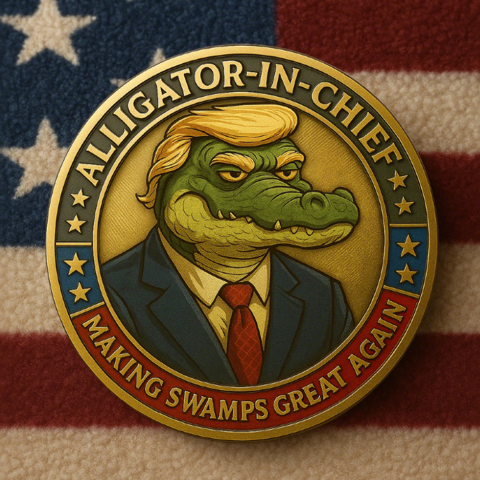 🏆Flash Sale 60% OFF - ☆“Alligator - In - Chief” Commemorative Coin
