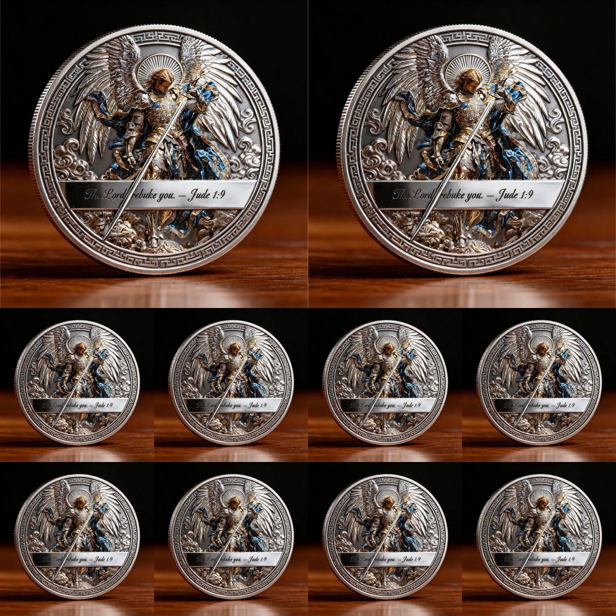 🏆Flash Sale 60% OFF - St. Michael the Archangel – “Victory Over Evil” Commemorative Coin