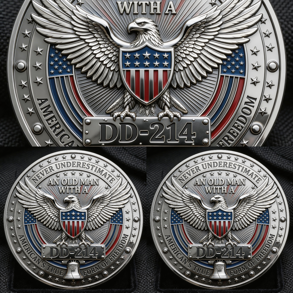 ⚡️Last Day 49% OFF - DD-214 Veteran Pride Challenge Coin 🇺🇸🪙🦅