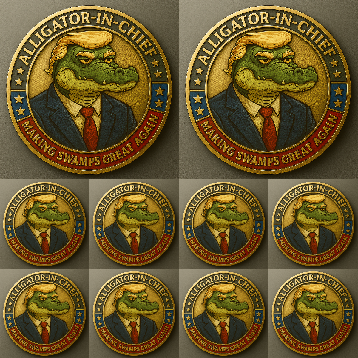 🏆Flash Sale 60% OFF - ☆“Alligator - In - Chief” Commemorative Coin