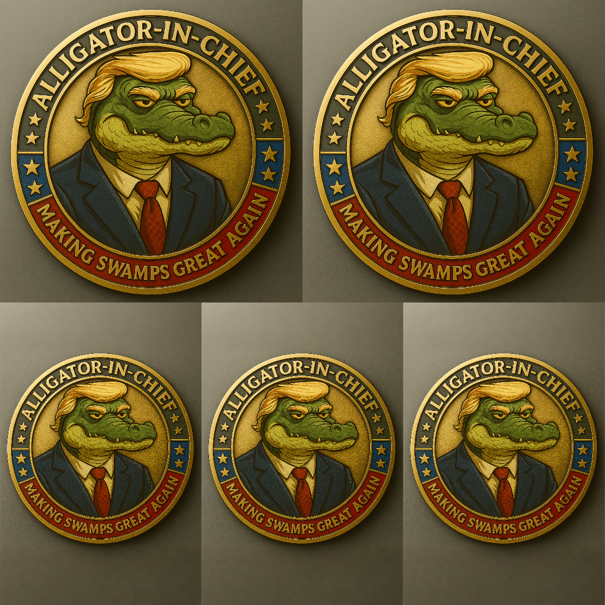🏆Flash Sale 60% OFF - ☆“Alligator - In - Chief” Commemorative Coin