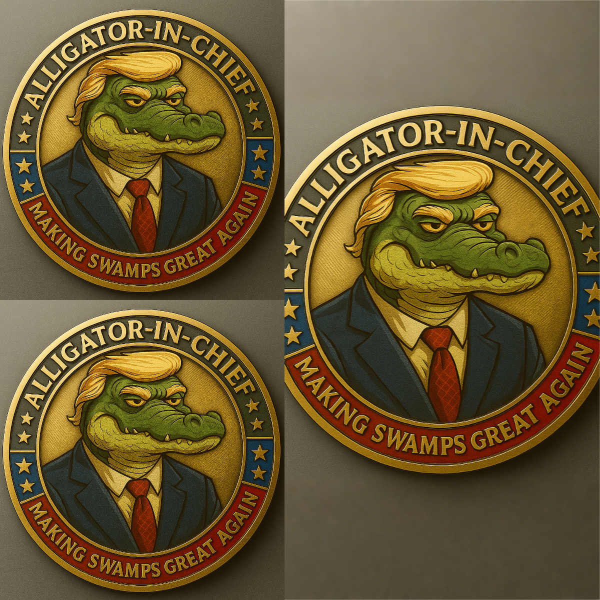 🏆Flash Sale 60% OFF - ☆“Alligator - In - Chief” Commemorative Coin