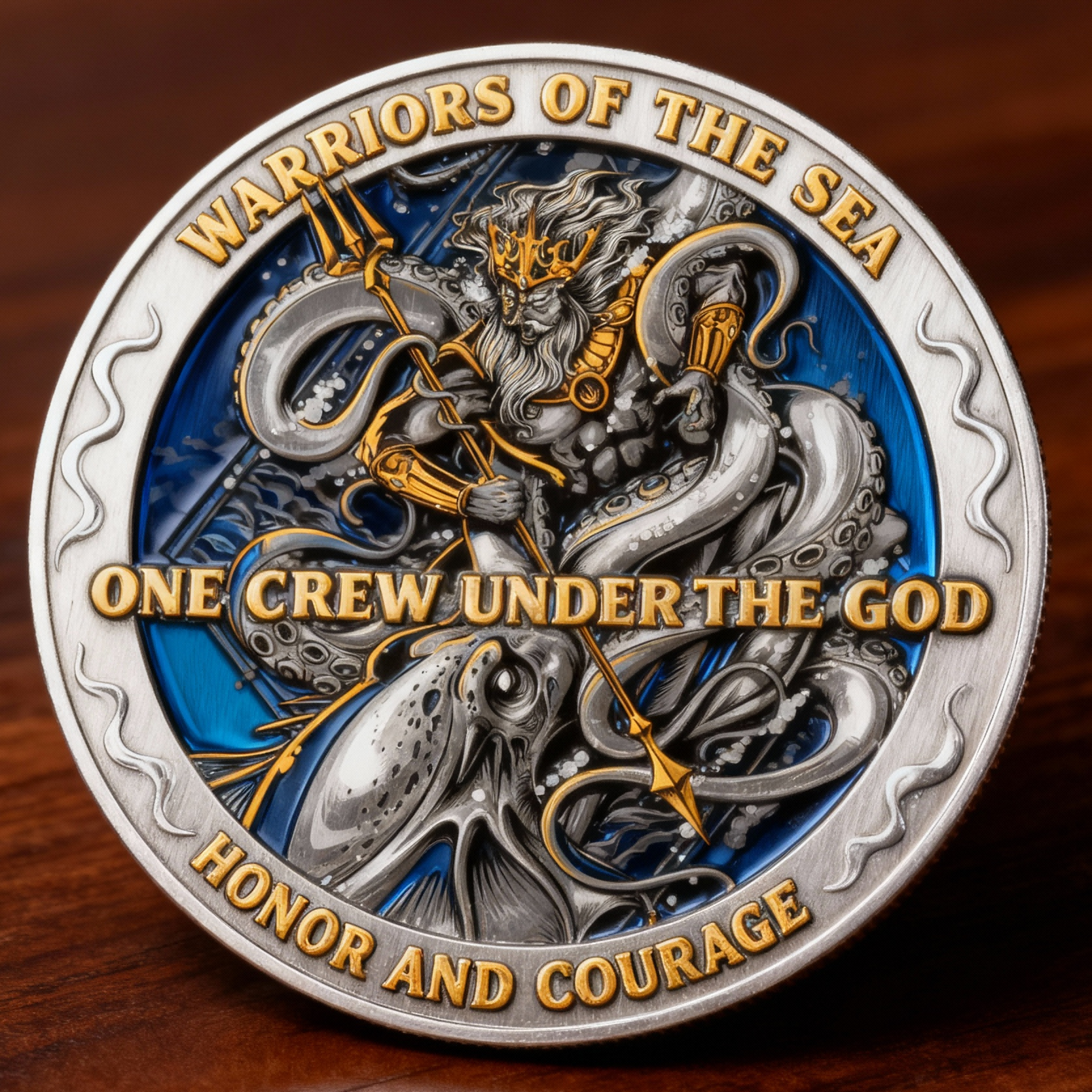 🏆Flash Sale 60% OFF - ⚓ SHELLBACK “GOD OF SEA” COMMEMORATIVE COIN🌊