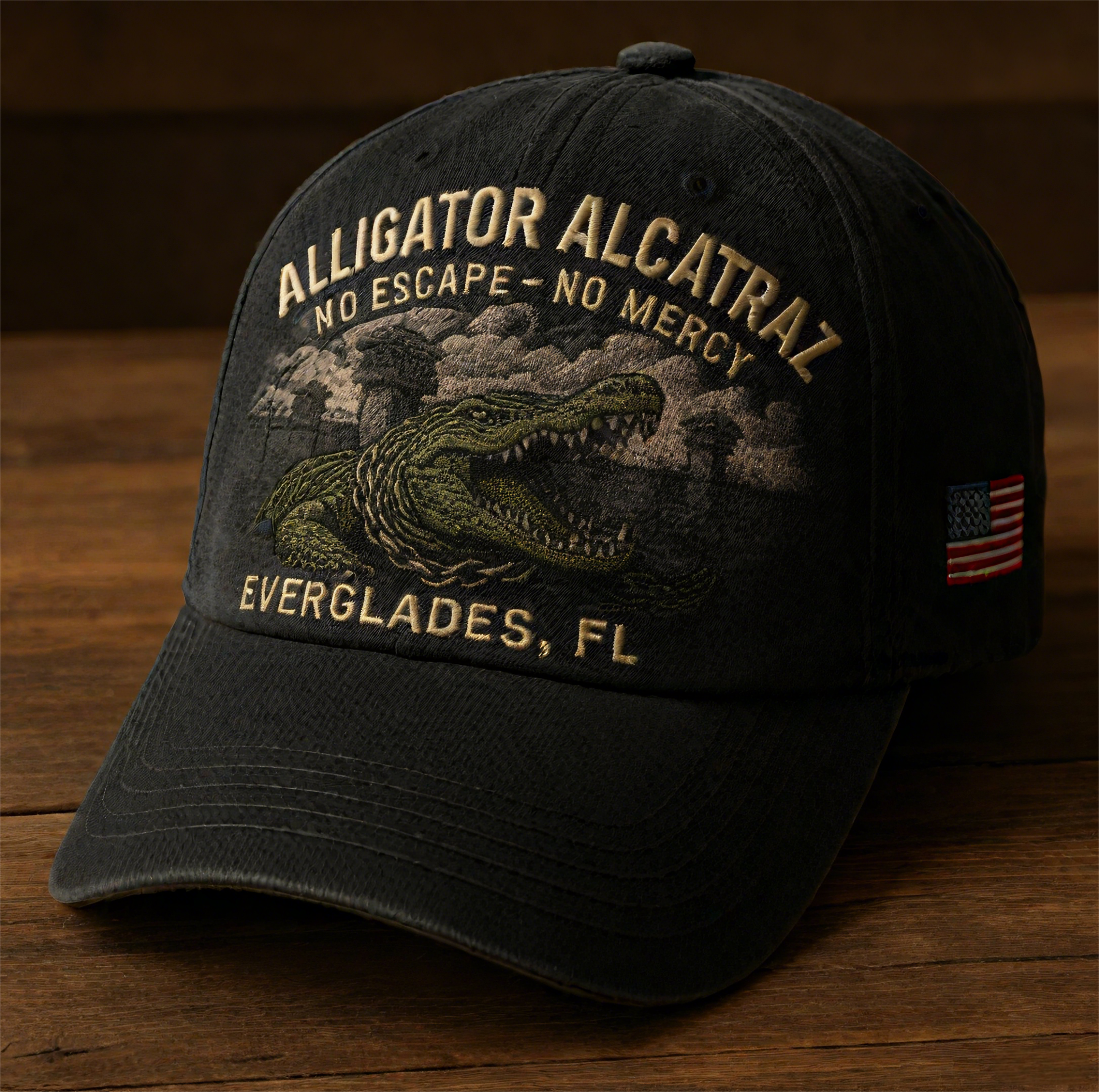 🏆Flash Sale 60% OFF - 🐊🇺🇸Alligator Alcatraz Law Enforcement Humor Hat