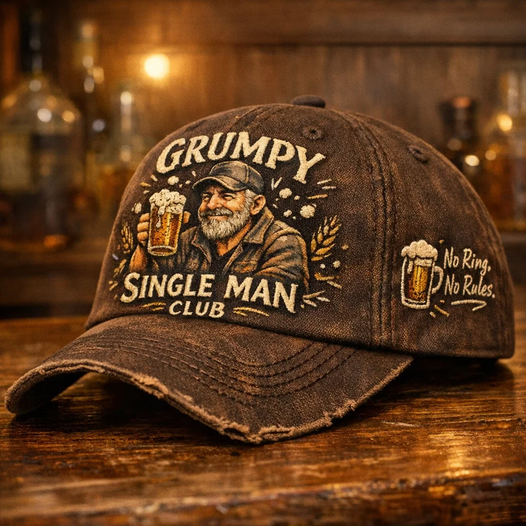🏆Flash Sale 60% OFF - 🍺 Grumpy Single Man Club Hat