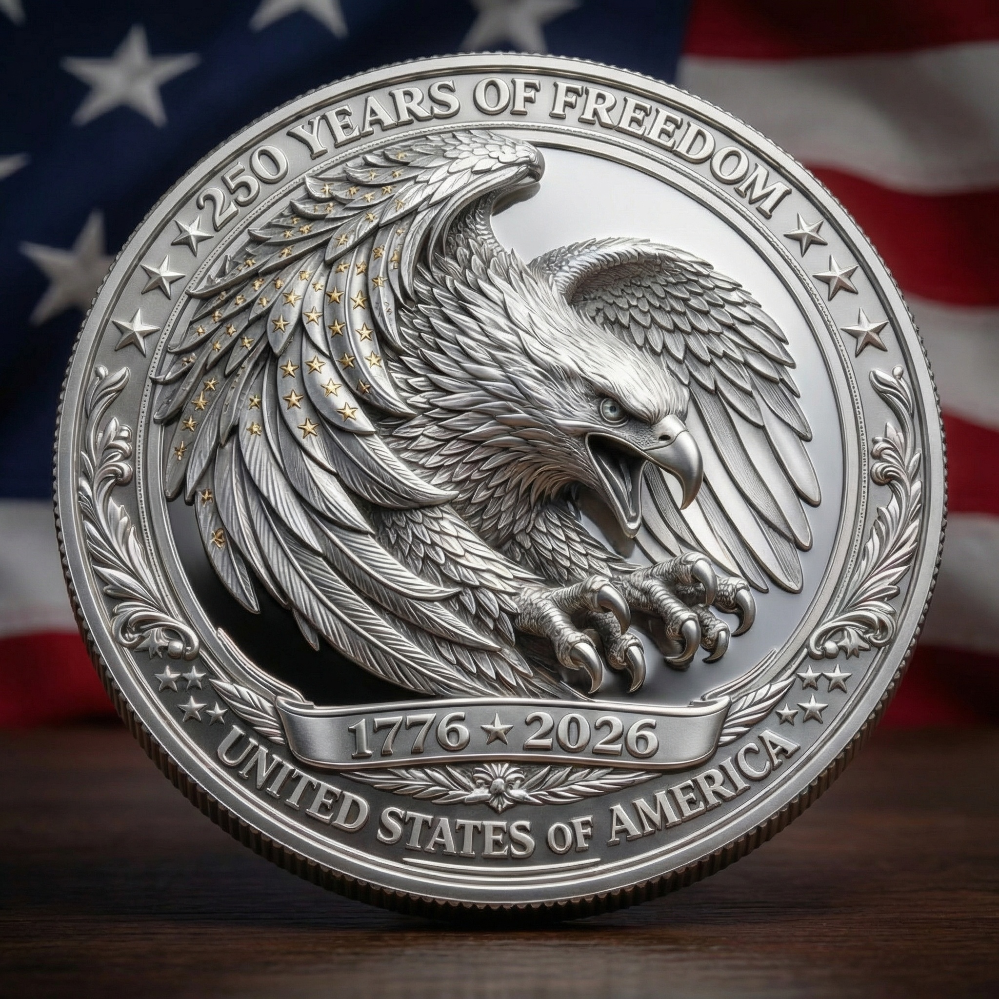 🦅 250 Years of Freedom Coin