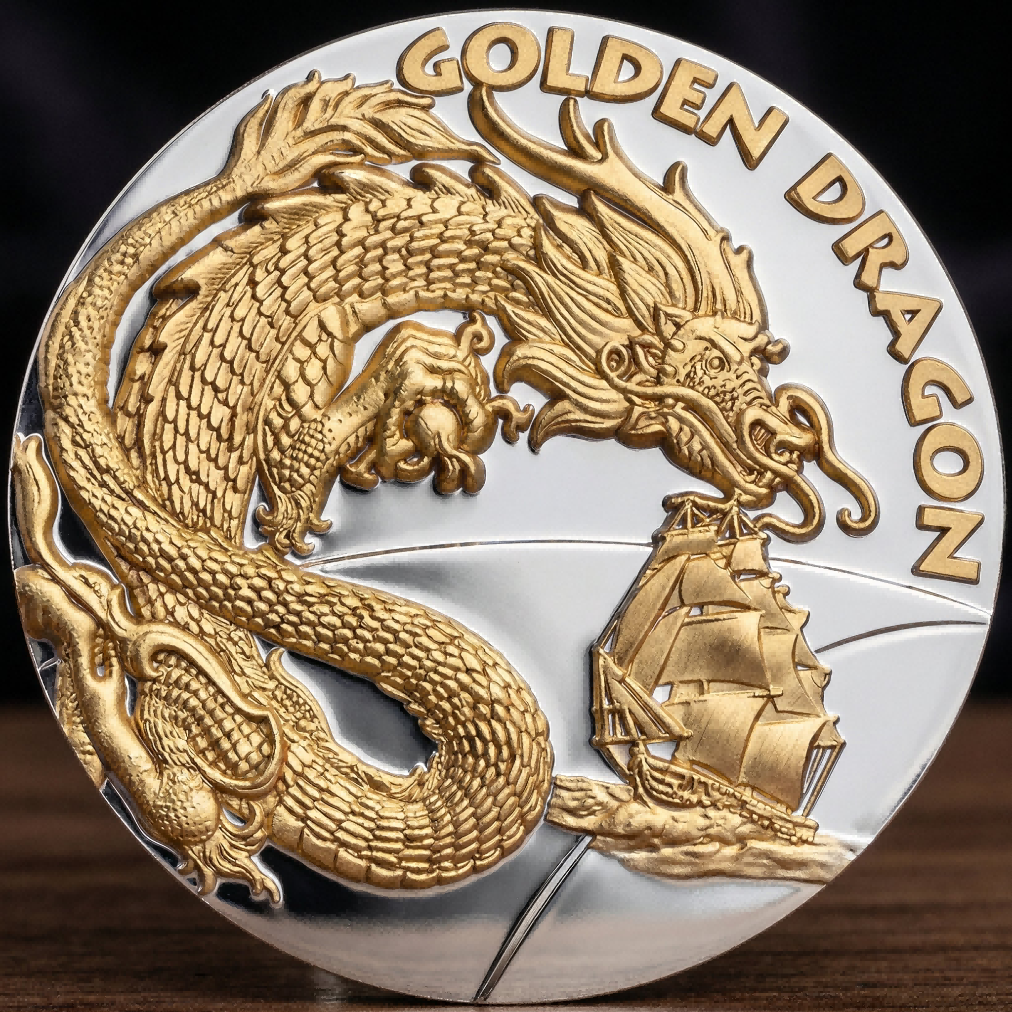 🐉 Golden Dragon of the Far East — Legendary Voyage Commemorative Coin