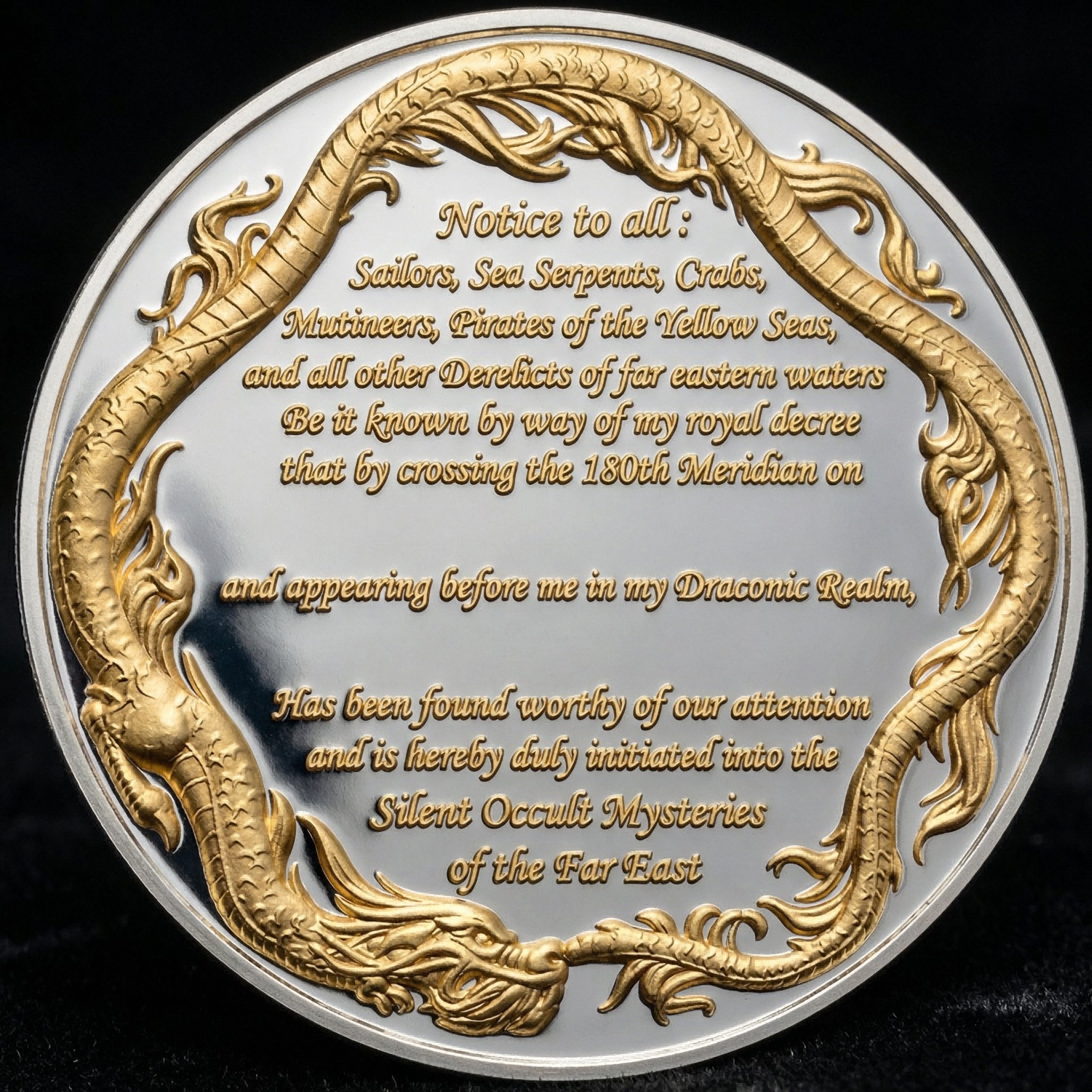 🐉 Golden Dragon of the Far East — Legendary Voyage Commemorative Coin