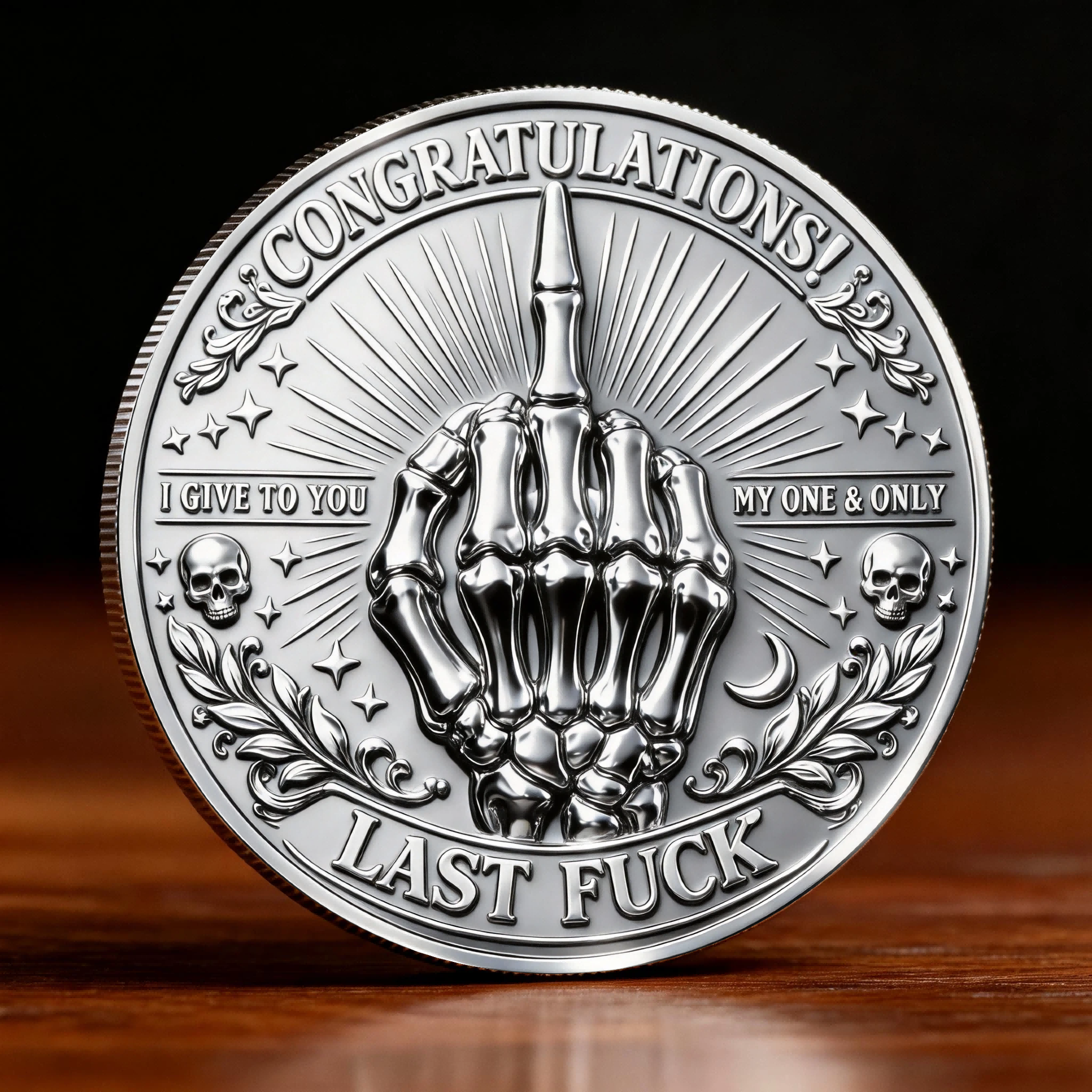 🏆NEW YEAR 60% OFF - “Zero F*cks Given” Commemorative Coin