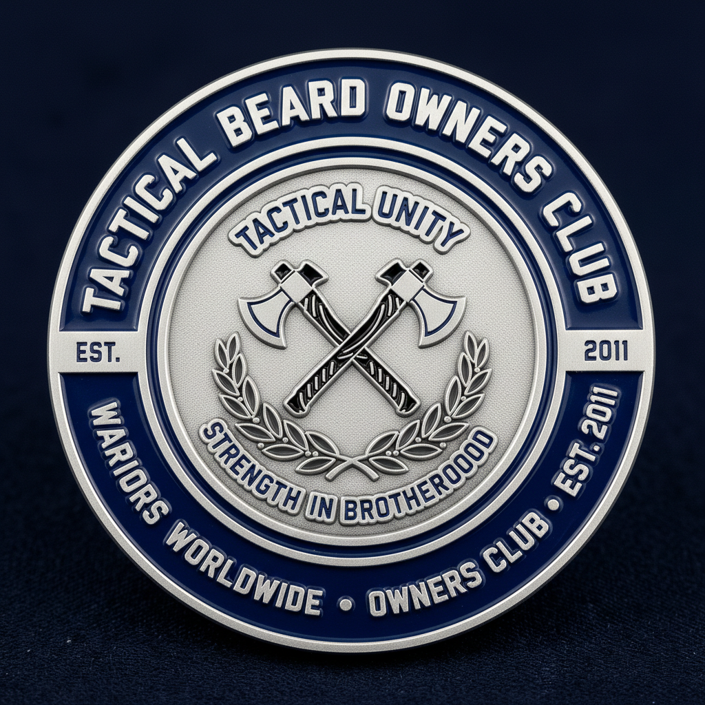 🏆NEW YEAR 60% OFF - 🪙 Tactical Beard Owners Club Commemorative Coin